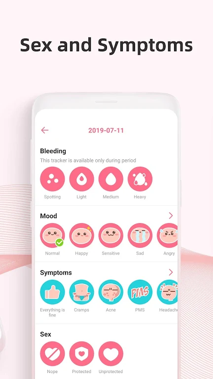 PinkBird Period Tracker應用截圖第3張