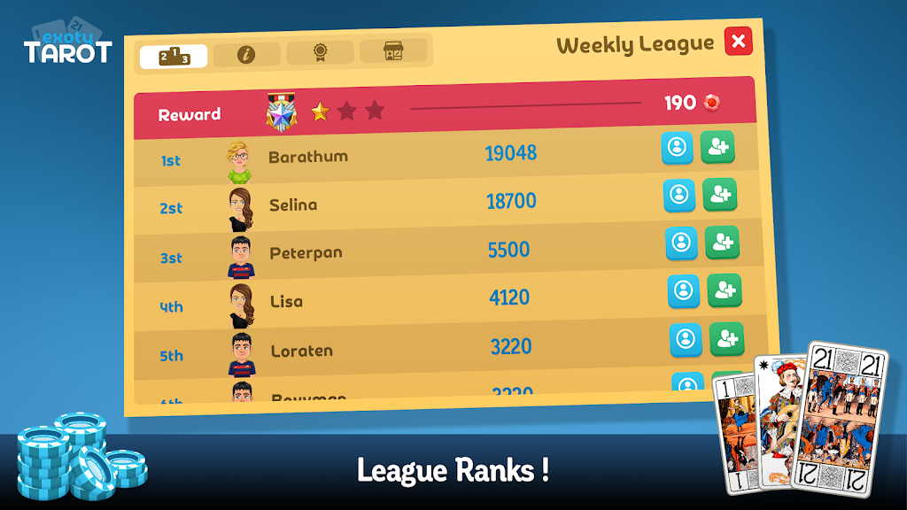 Multiplayer Tarot Game 스크린샷 4