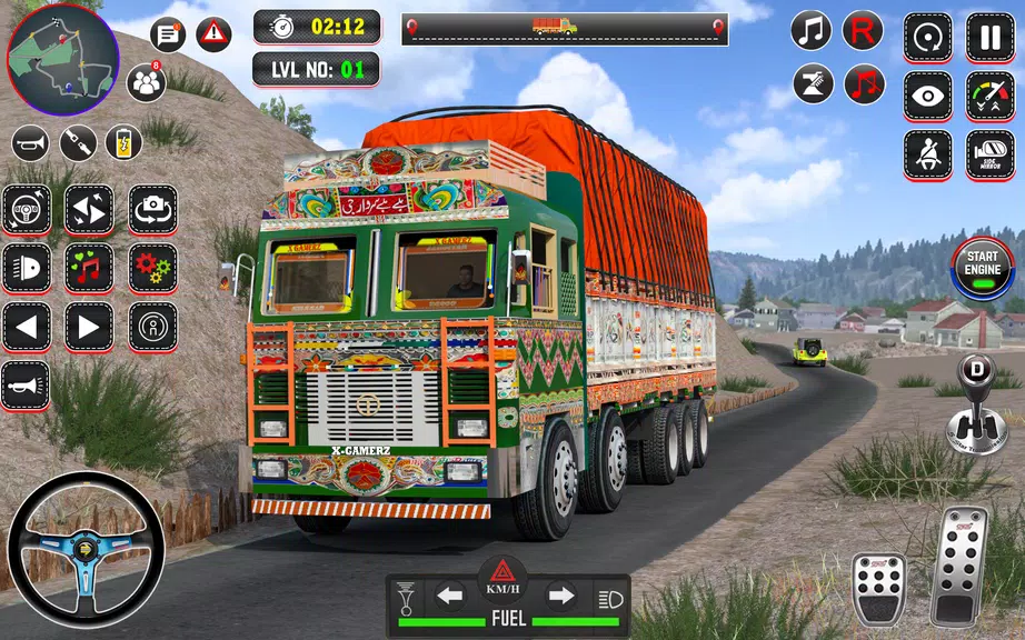 Cargo Truck Driving Games 3D Capture d'écran 1