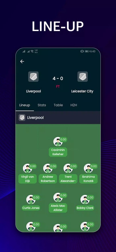 HesGoal - Live Football TV HD应用截图第3张