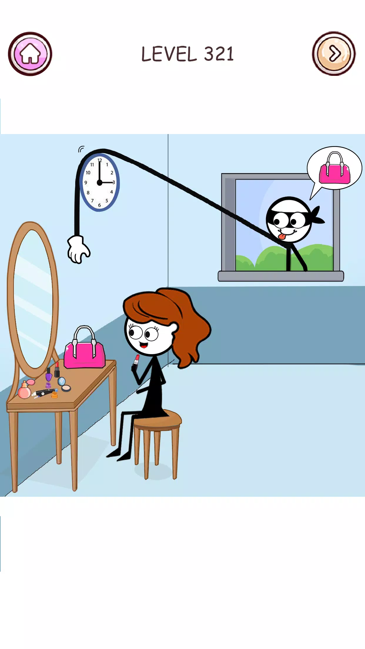 Schermata Stick Robber: Brain Puzzle 1