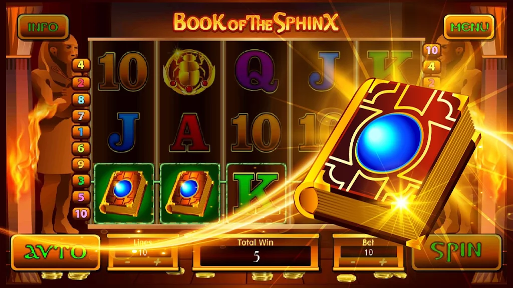 Book Of Sphinx Slot Ảnh chụp màn hình 2