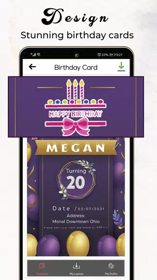 Invitation Card Maker & Ecards應用截圖第4張
