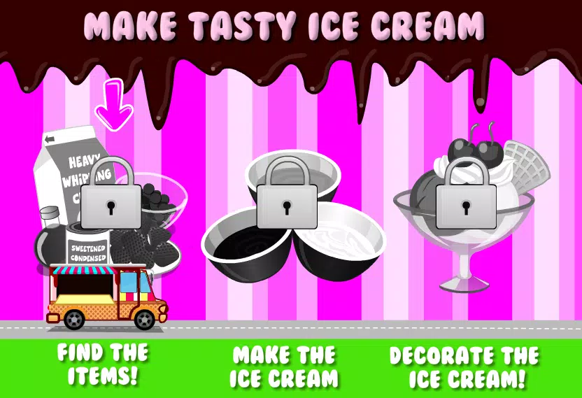 game cooking chocolate cream スクリーンショット 1
