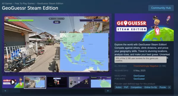 GeoGuessr Steam Edition user reviews