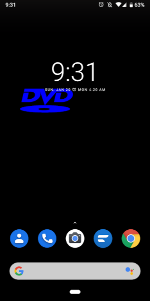 Bouncing DVD Screensaver Live Captura de pantalla 2