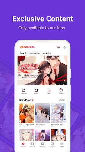 WebComics - Webtoon & Manga Ảnh chụp màn hình 3