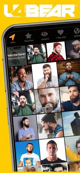 u4Bear: Citas Gay y chat Captura de pantalla 1