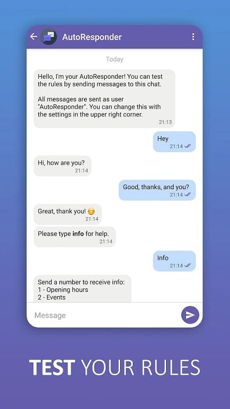 AutoResponder for VB Captura de pantalla 4