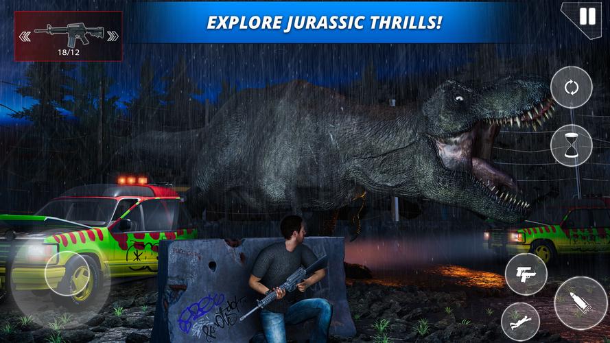 Jurassic Zoo Dinosaur Hunting ภาพหน้าจอ 1