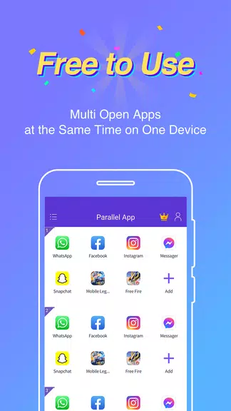 Parallel App - Dual App Cloner স্ক্রিনশট 1