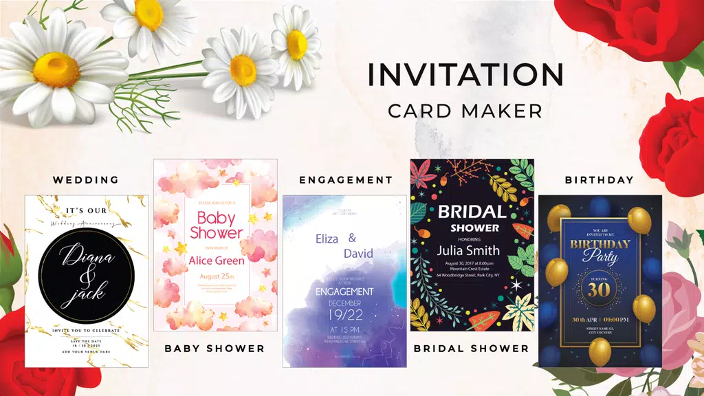 Invitation Card Maker & Ecards應用截圖第1張