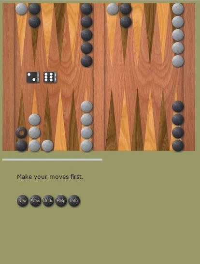 Backgammon Solitaire Classic ภาพหน้าจอ 2