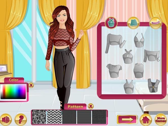 Model Star Girl Dress Up Games Capture d'écran 1