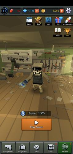 Pixel Z Legend : Gun commando 스크린샷 1
