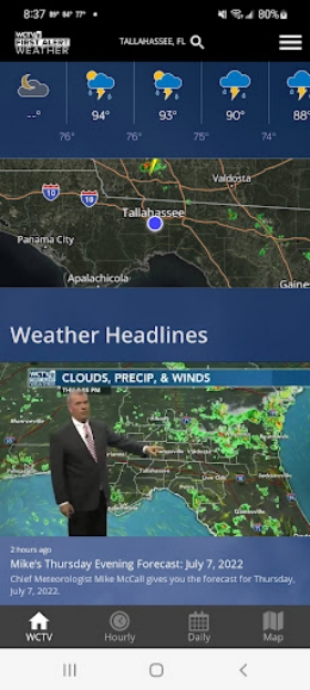 WCTV First Alert Weather應用截圖第2張