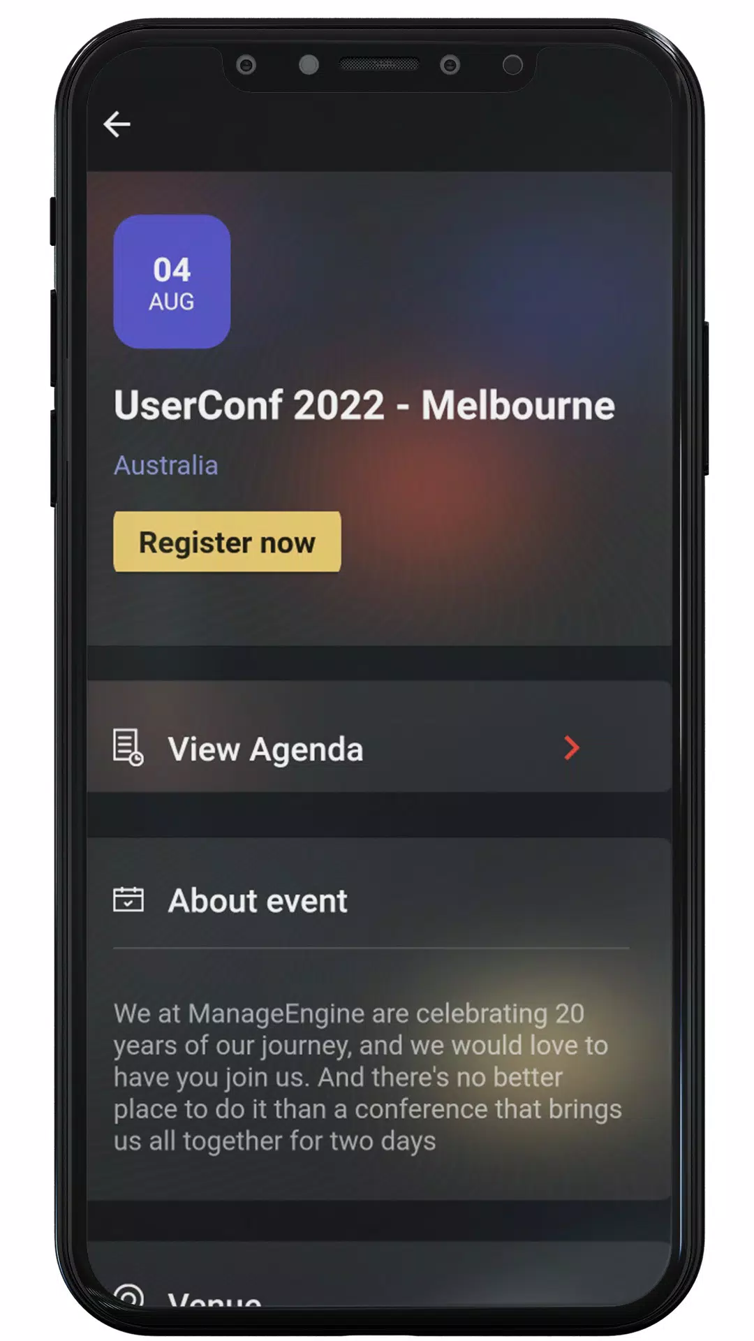 ManageEngine Events স্ক্রিনশট 4