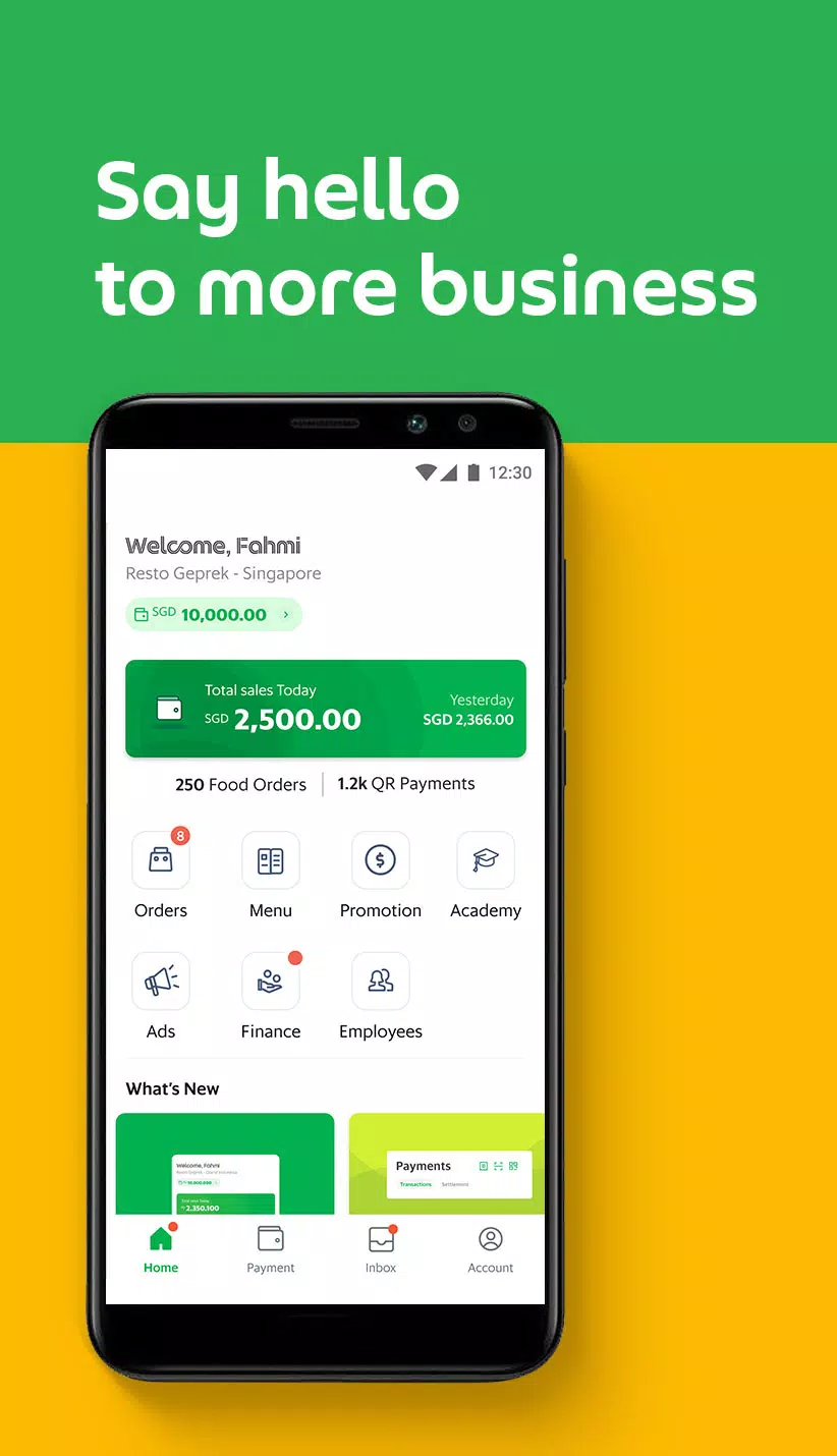 GrabMerchant Captura de tela 1