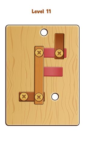 Nuts & Bolts Wood Screw Puzzle Screenshot 1