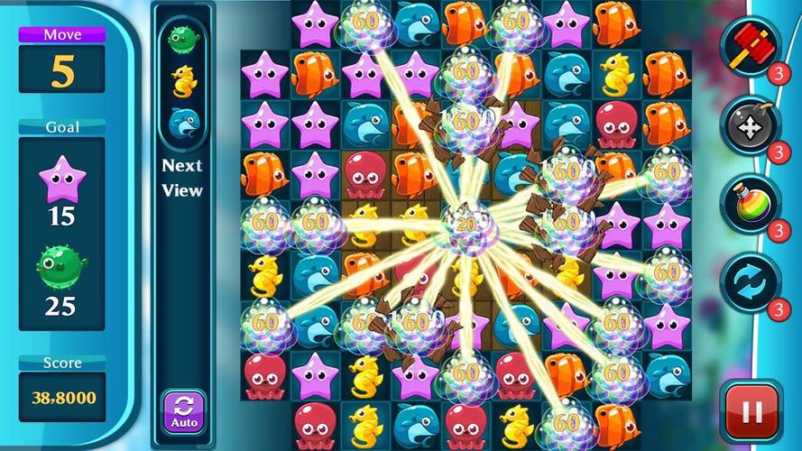 Ocean Match Puzzle 스크린샷 1