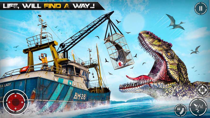 Dinosaur Hunting Gun Games Capture d'écran 2