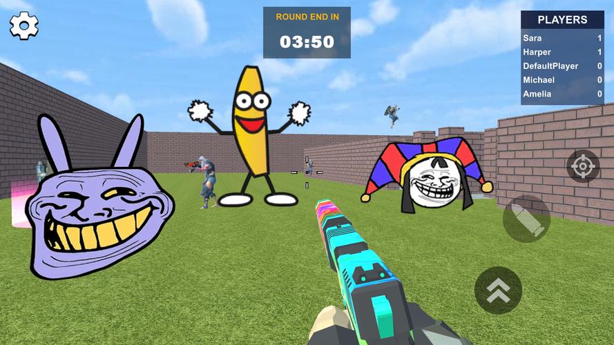 Meme Shooter in Sandbox Mods Captura de pantalla 1