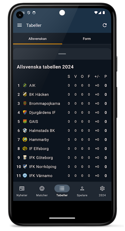 Allsvenskan 2024 스크린샷 2