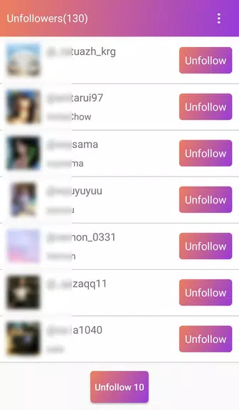 Follow Analyzer who not follow ဖန်သားပြင်ဓာတ်ပုံ 2