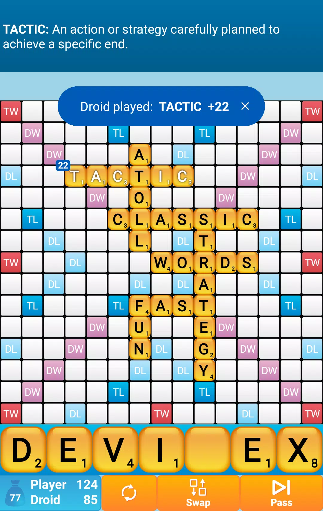 Classic Words Solo應用截圖第1張