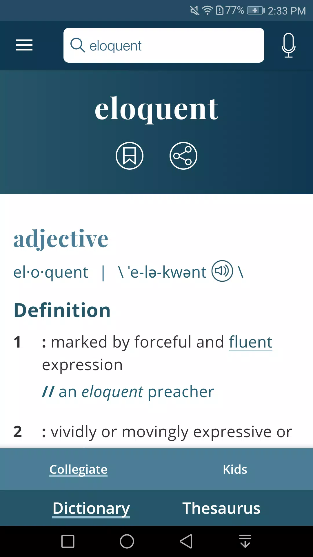 Dictionary - Merriam-Webster应用截图第3张