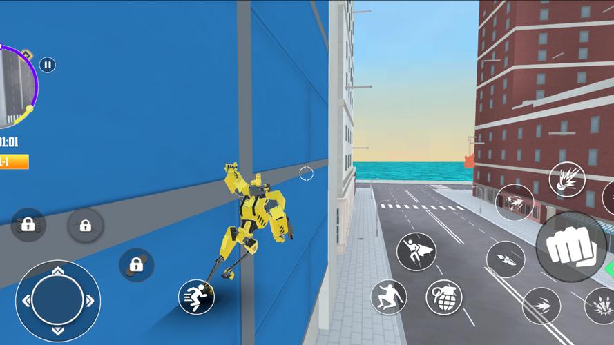 IRON NINJA Robot Adventures Captura de tela 1