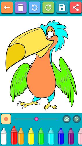 Birds Coloring Games Capture d'écran 2