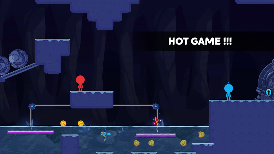 Stick World: Red Blue Journey Mod スクリーンショット 4