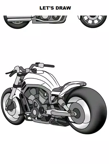 Draw Motorcycles: Cruiser應用截圖第1張