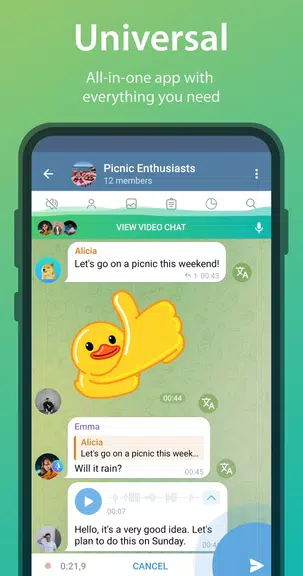 iMe: AI Messenger for Telegram Screenshot 1