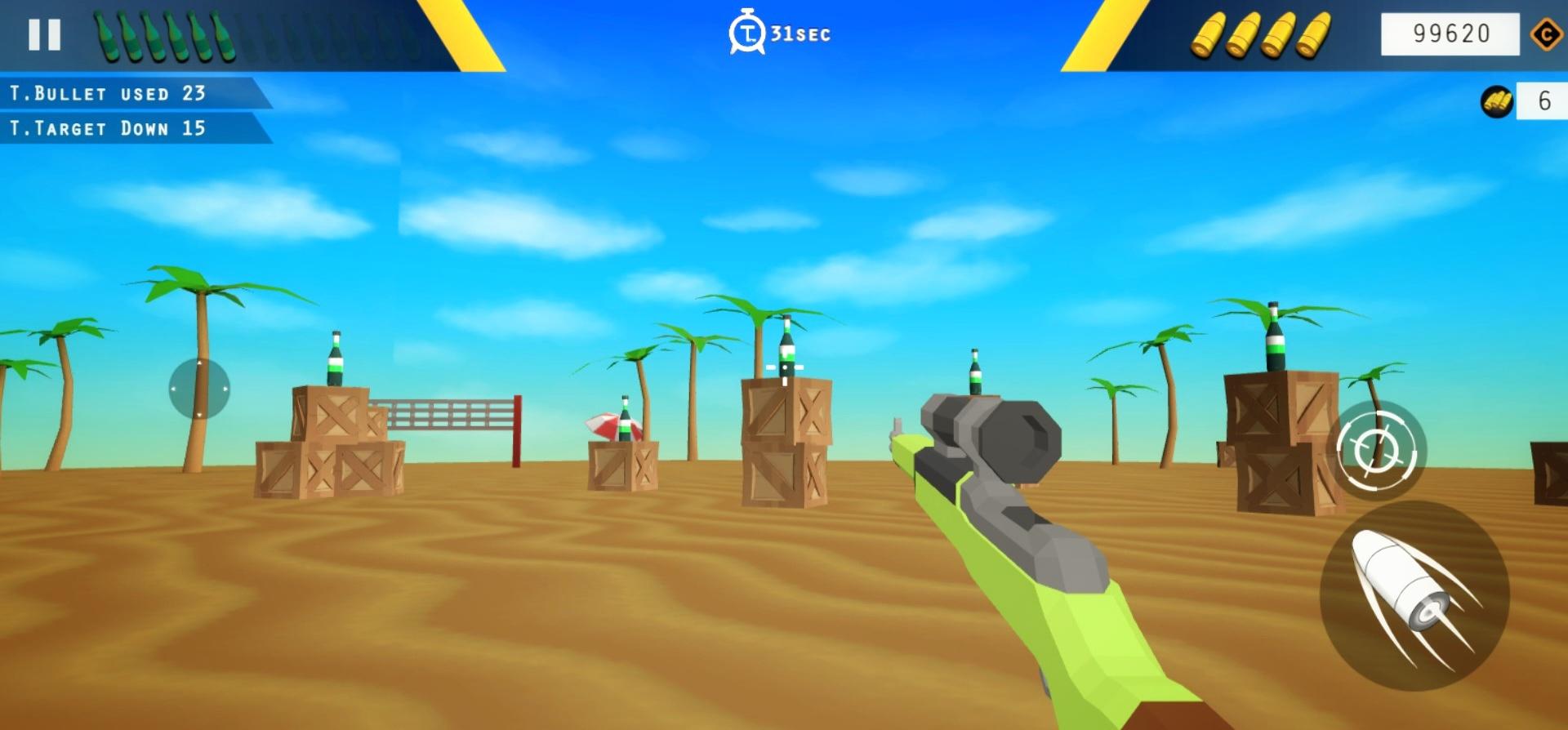 Bottle Shooting Game Ảnh chụp màn hình 1