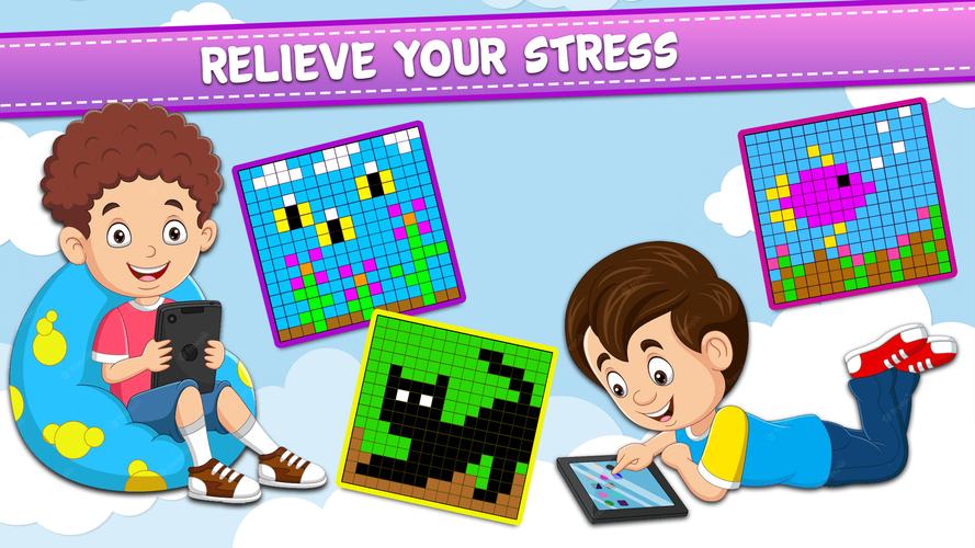 Pixel Art Coloring Games Captura de pantalla 3
