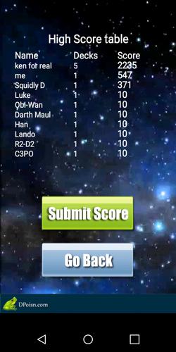 21 Solitaire Game Screenshot 2