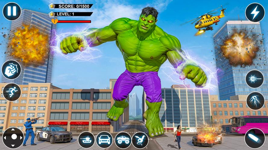 Incredible Monster Hero Games Captura de pantalla 1