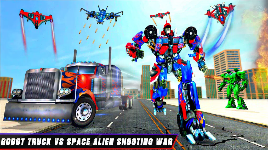 Truck Robot Transform Game Capture d'écran 1