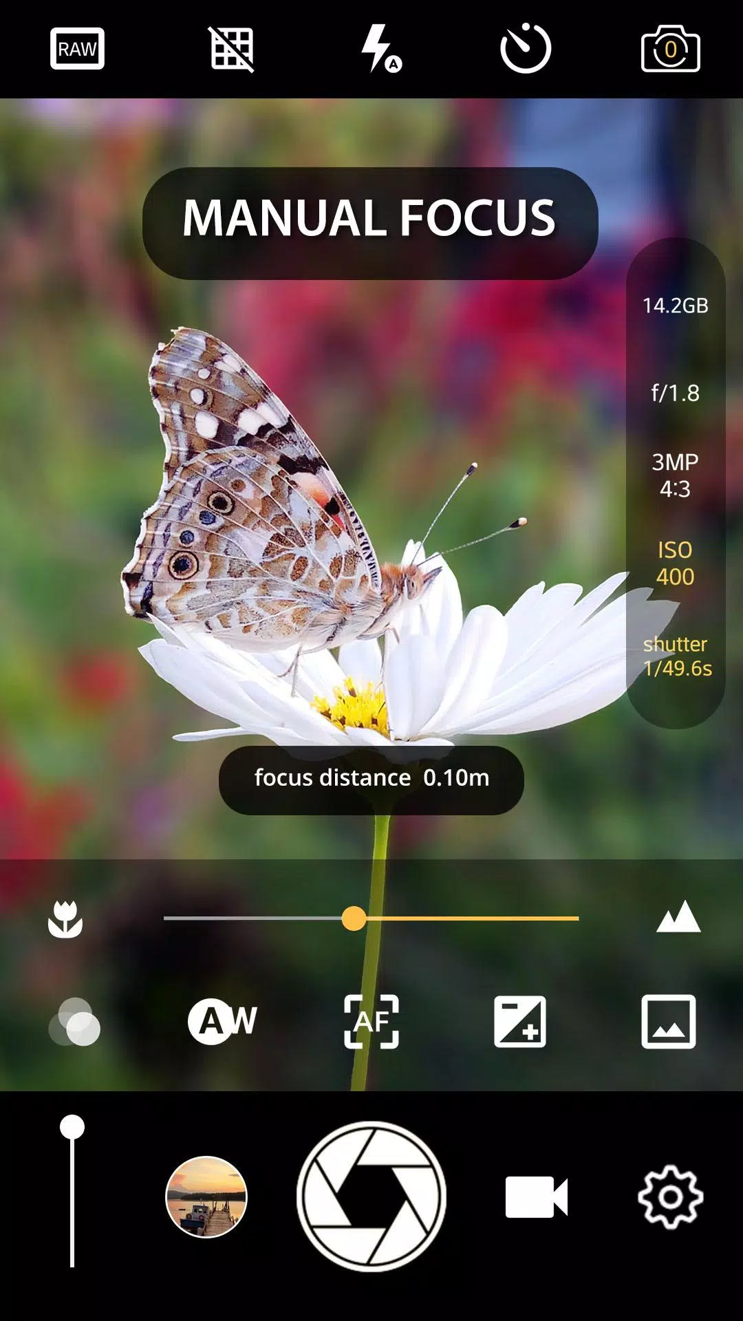 Manual Camera: DSLR Camera Pro Screenshot 2