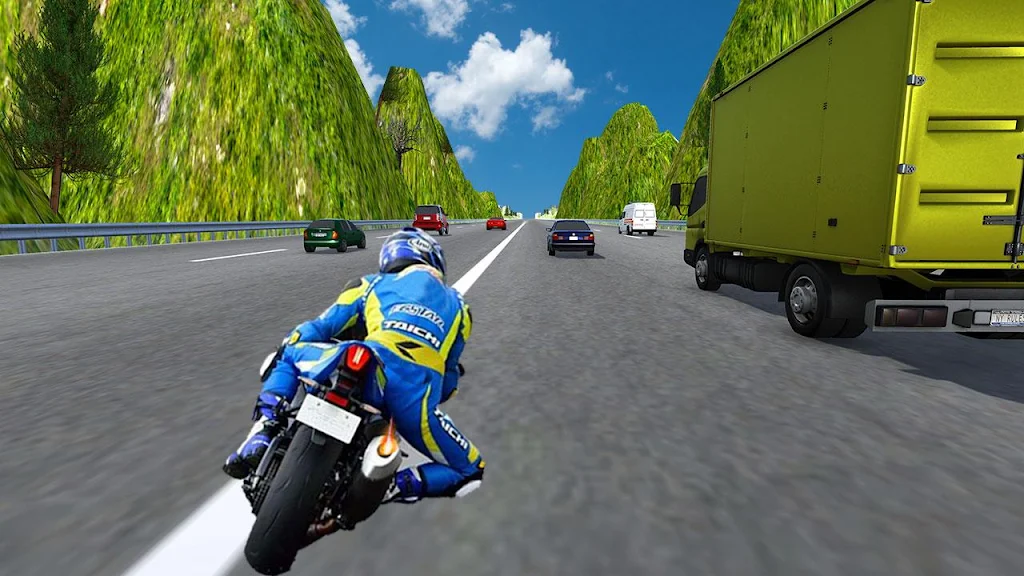 City Bike Traffic Race in Crowd Taxi 3D應用截圖第3張