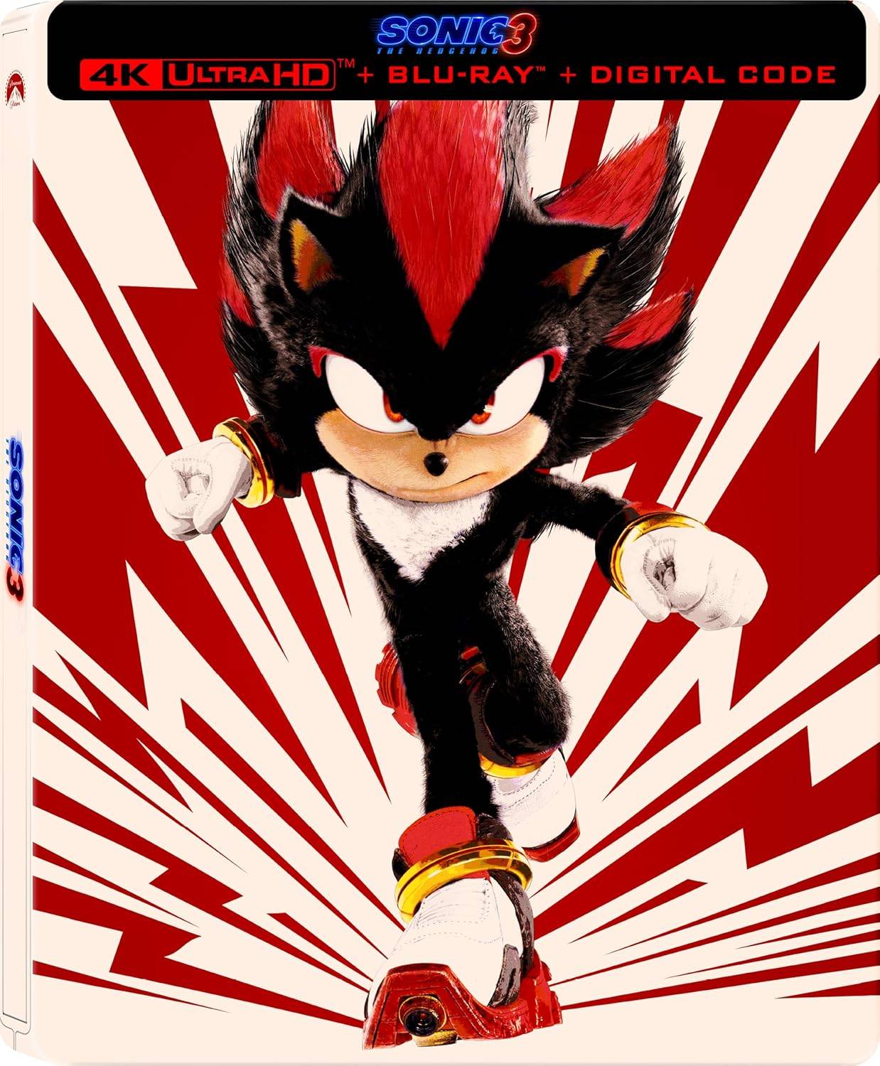 Sonic the Hedgehog 3 4K Steelbook (Red)