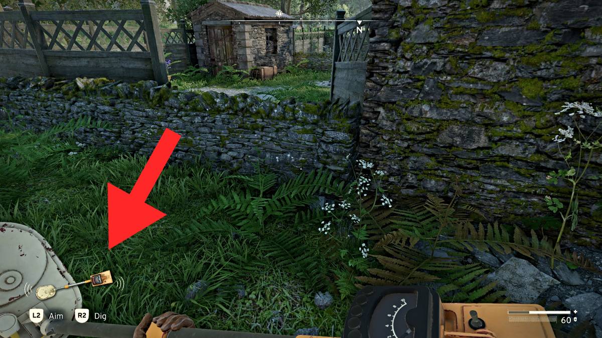 Metal Detector indication in Atomfall