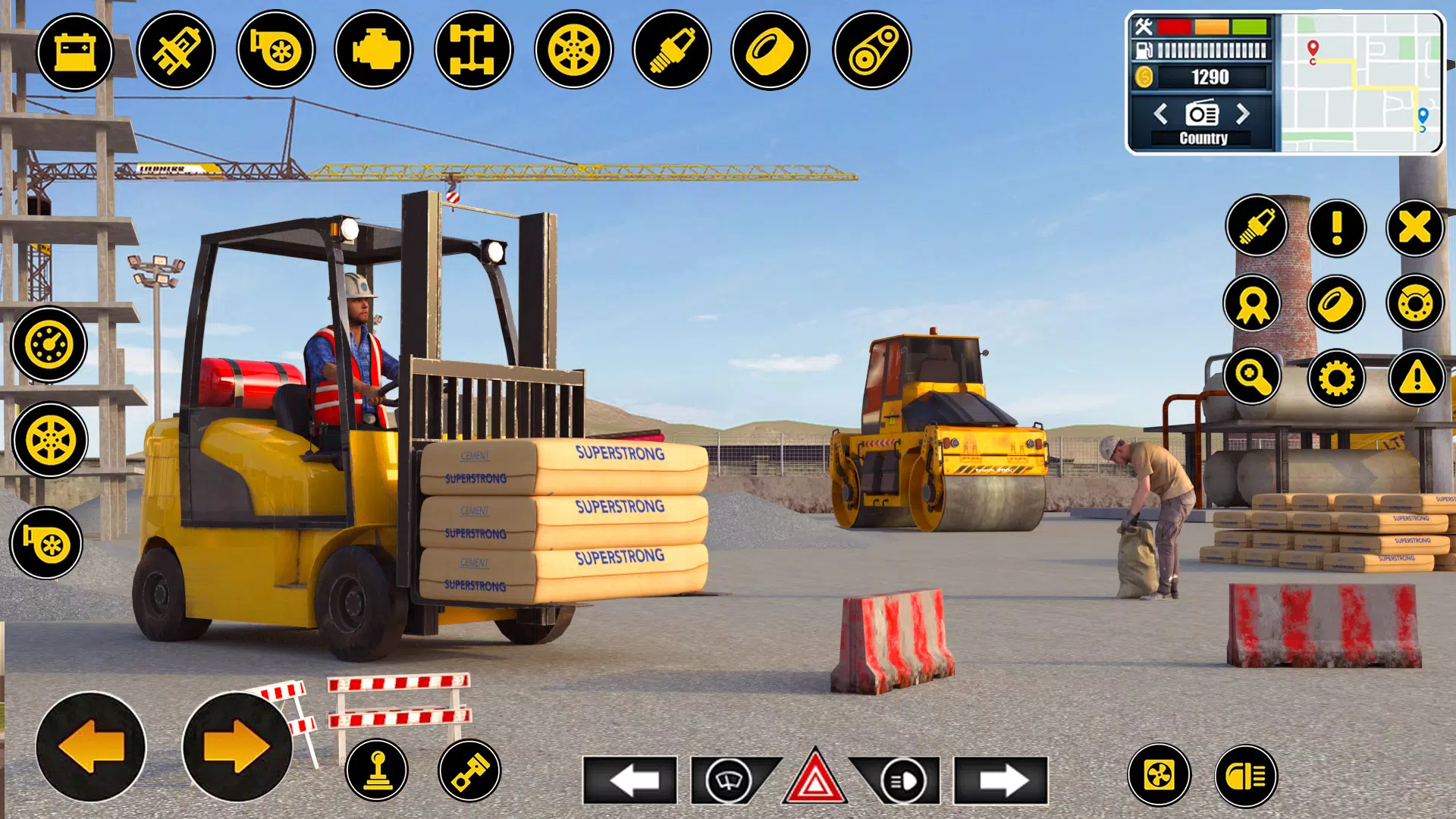 3D City Road Construction Game स्क्रीनशॉट 3