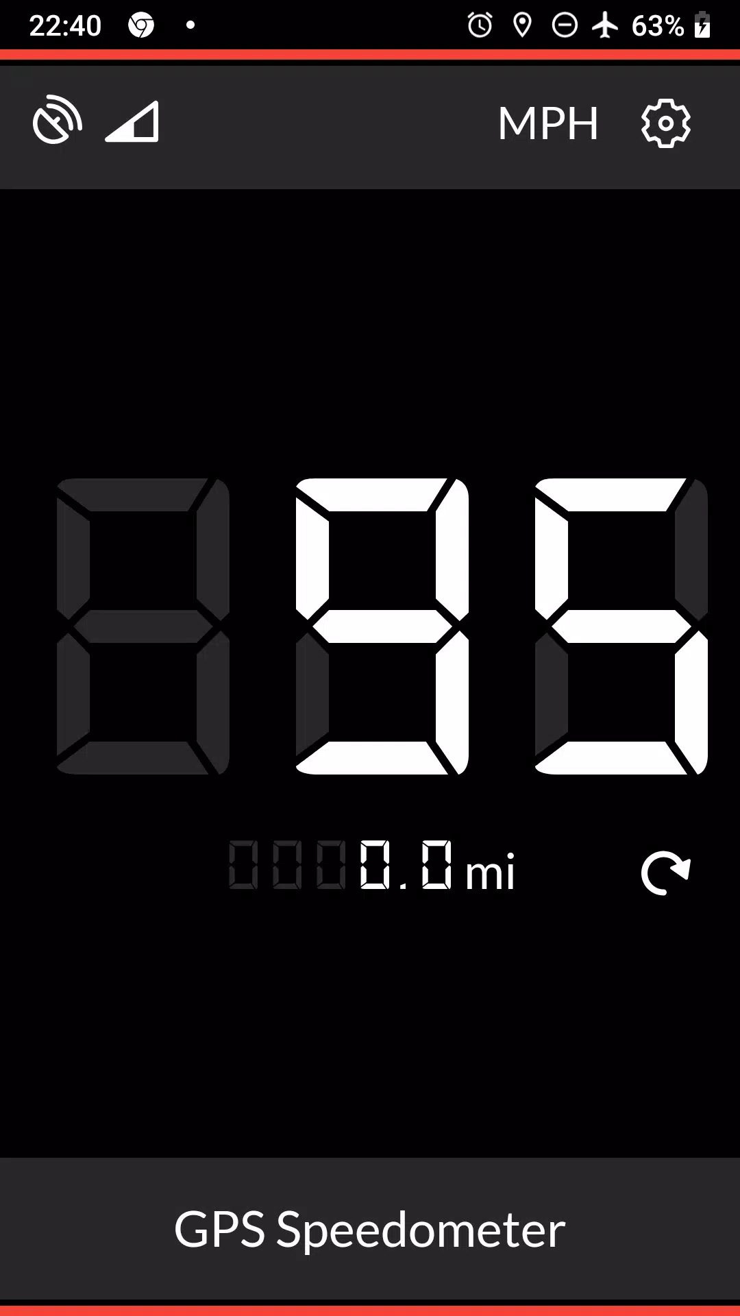 GPS Speedometer Tangkapan skrin 1