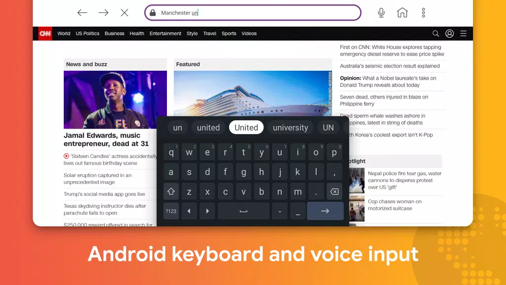 Internet Browser for Sony TV Screenshot 4
