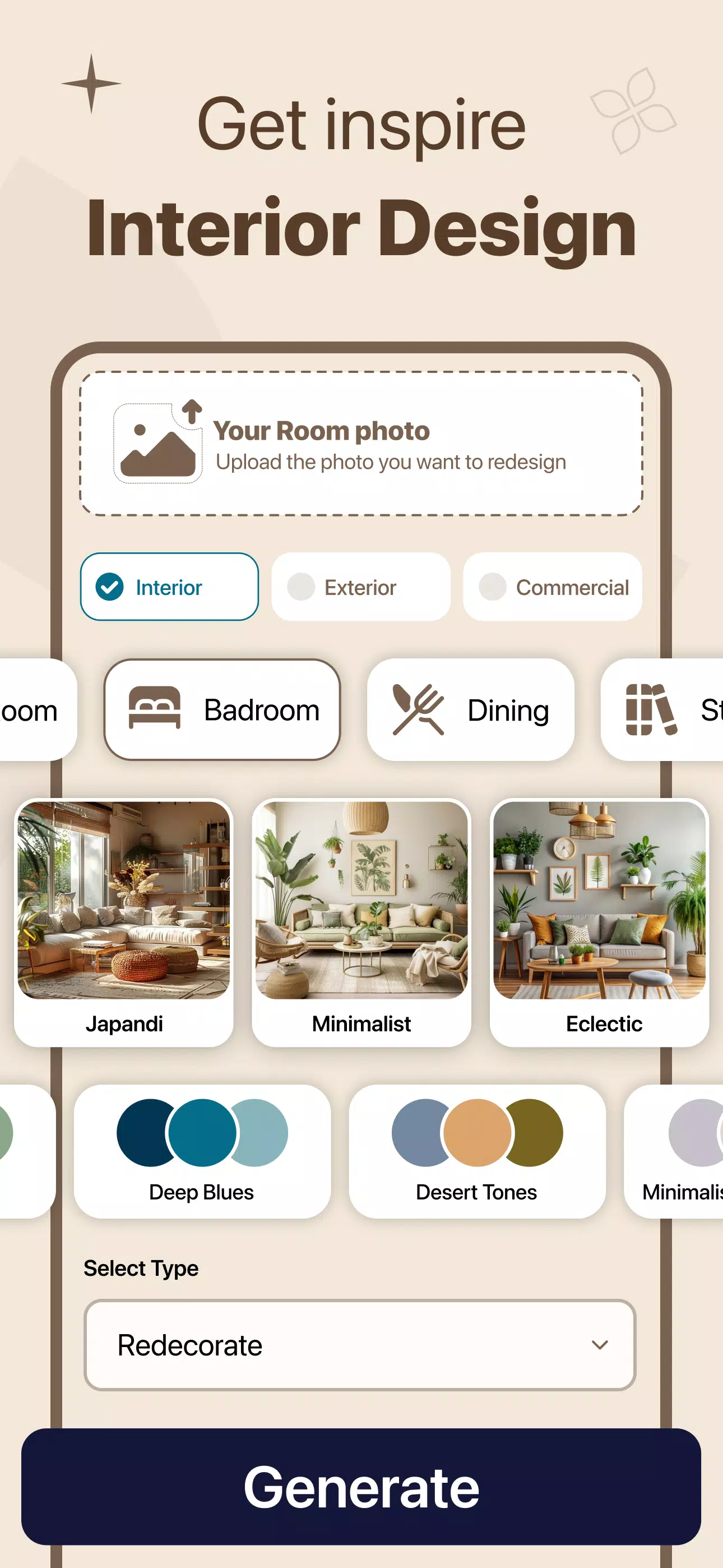 AI Room Planner & Home Design Captura de pantalla 3