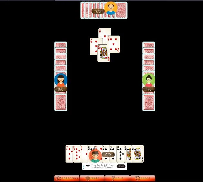 SPADES CallBreak by bejogame 스크린샷 2