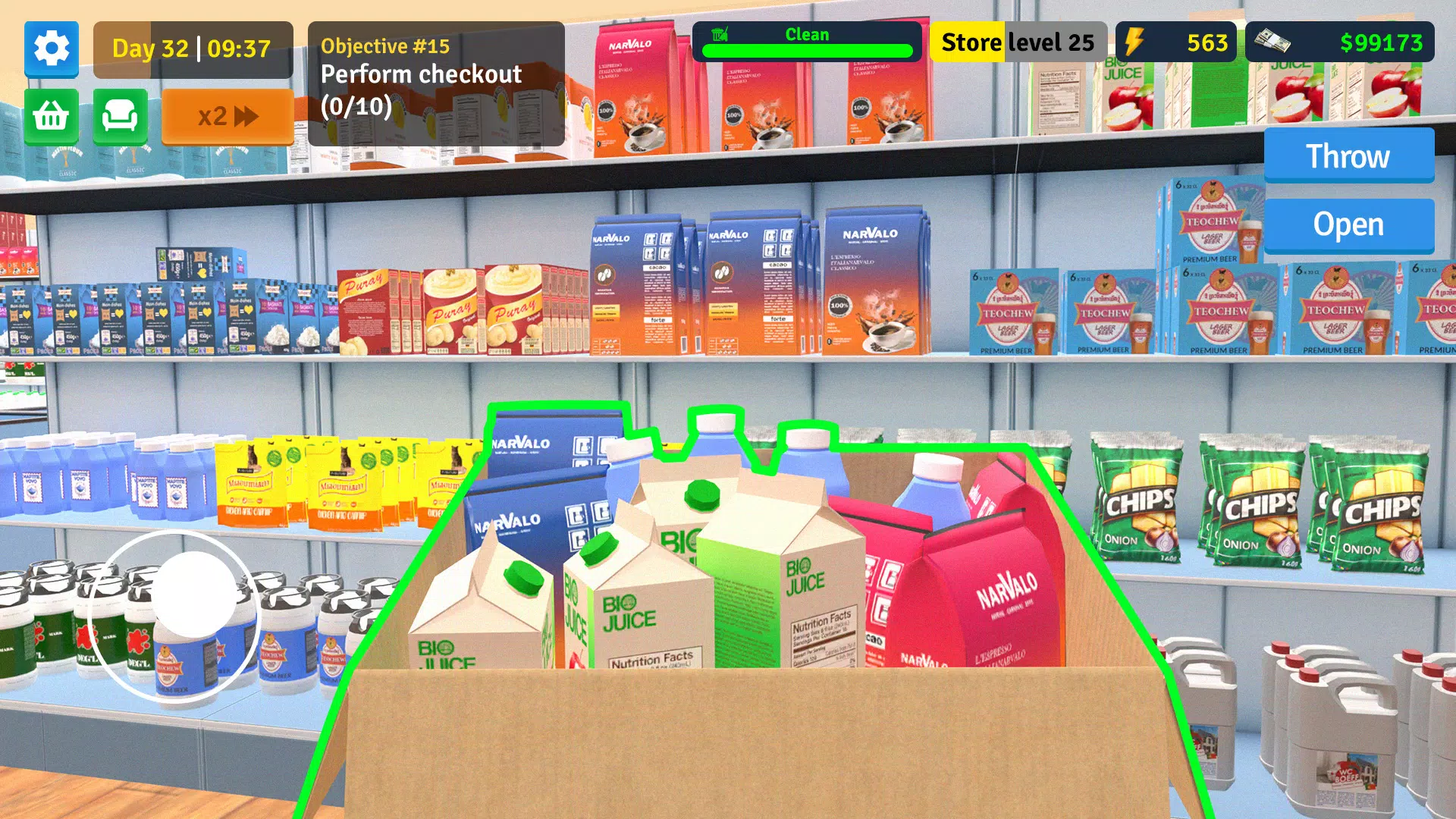Supermarket Simulator Store Capture d'écran 1